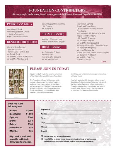 Spring 2007 Newsletter (insert)